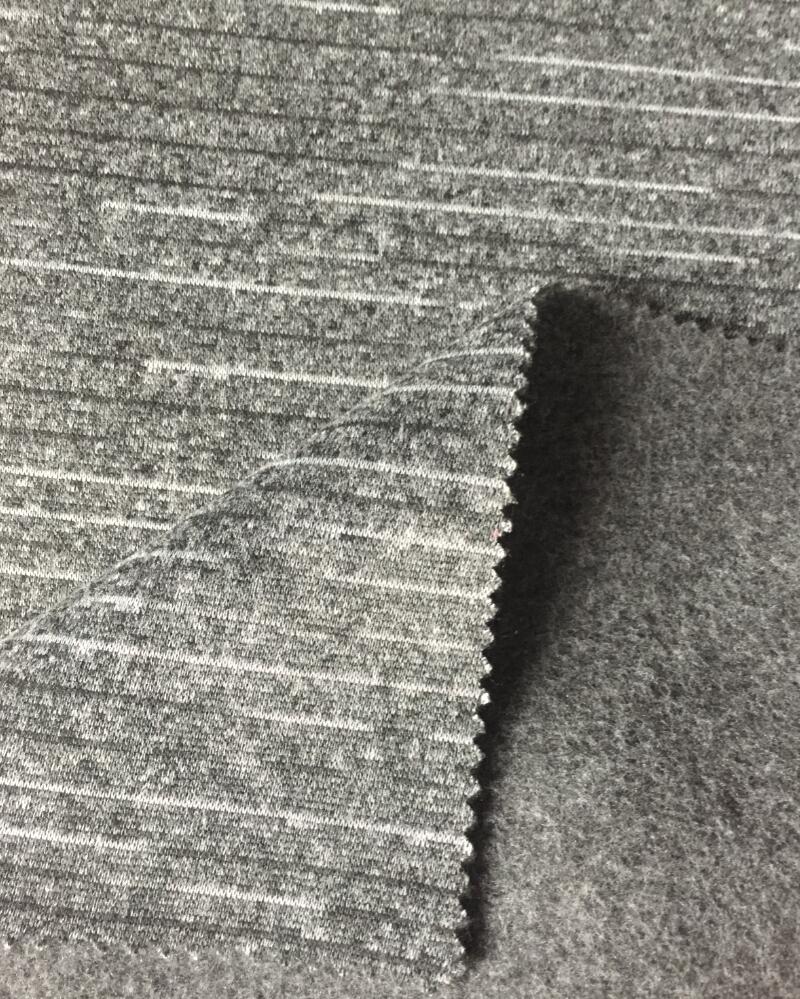 heather grey fleece brushed